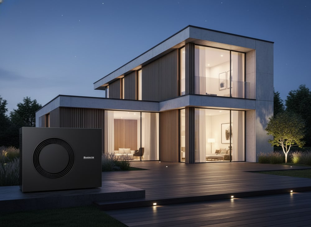 heat pump outdoor unit house